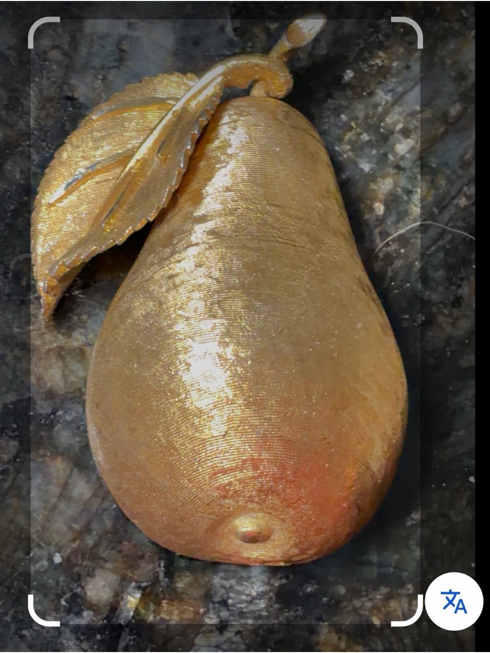 Vintage BSK Pear-Shaped Brooch Pin
